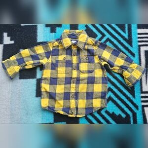 Carter'sBaby Boys Cotton Plaid Flannel Shirt 6 Months